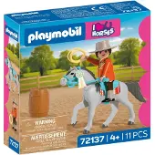 Playmobil Horses western speelgoedset paardrijden met accessoires.