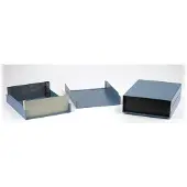 Hammond Electronics 1458E5 Instrumentbehuizing 254 x 203 x 127 Aluminium Zwart 1 stuk(s)