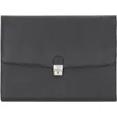 Alassio Udine aktetas leer 39 cm zwart