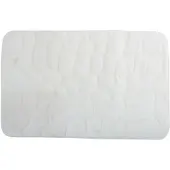MSV Badmat met Antislip Onderzijde – Zachte Absorberend Badmat voor Badkamer – Badkamer Mat met Kiezelsteendesign