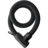 ABUS Fietsslot Textiel-kettingslot - YARNIT 4004K - Security level 7 - zwart - 110 cm - Geschikt voor elektrische fietsen en stadsfietsen - lichtgewicht - slechts 0,88 kg