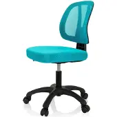 Hjh OFFICE Children's Desk Chair / Children's Chair KID YU 200 Mesh Turquoise