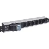 Intellinet 711432 Steckdosenleiste 6fach 1.6m Anschlussk. schw.