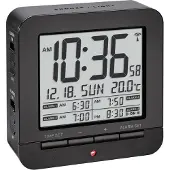 TFA-Dostmann TFA - Digitale wekker met radiofunctie en temperatuurweergave - 60.2536.01 - zwart