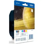 Brother Inktpatroon LC-1280XLRBWBP multipack 3 kleuren (origineel)