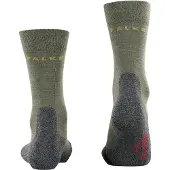 Falke TK2 Melange anti-blaar dik wol functioneel materiaal wandelsokken heren groen - maat 42-43