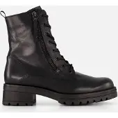 Gabor Rollingsoft Veterboots zwart Leer Maat 36