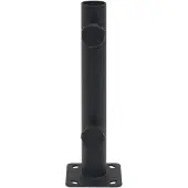 vidaXL Parasolvoet voor Ø32/34/38 mm stok staal matzwart