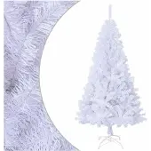 vidaXL Kunstkerstboom met dikke takken 120 cm PVC wit