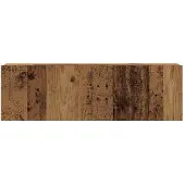 vidaXL Tv-wandkasten 4 st bewerkt hout oud houtkleurig