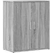 DKD Home Decor Dressoir 60x31x70 cm bewerkt hout grijs sonoma