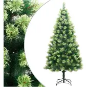 vidaXL Kunstkerstboom met scharnieren en standaard 180 cm