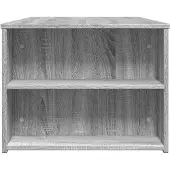 vidaXL Salontafel grijs Sonoma, 102x55x42 cm, houtvezel