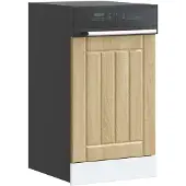 vidaXL Vaatwaspaneel Lucca bewerkt hout sonoma eikenkleurig