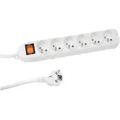 Perel Penaarde stekkerdoos 6-voudig | | 1.5 meter
