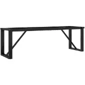 vidaXL Salontafelpoten O-frame 140x30x43 cm staal