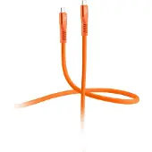 Flexline -USB-C Ladekabel, USB 3.2, 240W, orange, 1,5m