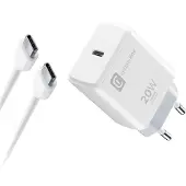 Cellularline ACHIPHKITC2CPD20WW – USB‑C Charger Kit 20W wit