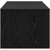 vidaXL Salontafel, zwart, eikenlook, 100 x 50 x 40 cm, houtvezel