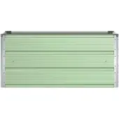 vidaXL Plantenbak Pastelgroen 100 x 50 x 45 cm Gegevens staal