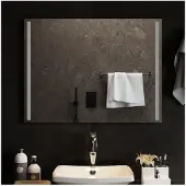 vidaXL Badkamerspiegel LED 80x60 cm