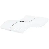 vidaXL Schuimmatras, wit, 180x220 cm, hardheid H2/H3