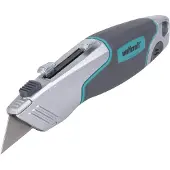 Wolfcraft - 2 in 1 Duo Uitschuifmes met twee lemmeten - Mes - 4200000