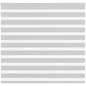 vidaXL Dubbele rolgordijn, lichtgrijs, 165x100 cm, stofbreedte 160,9 cm, polyester