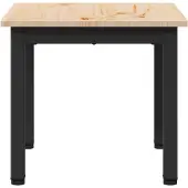 vidaXL Salontafel, naturel, 40 x 40 x 36 cm, massief grenenhout