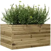 vidaXL Plantenbak 90x60x45,5 cm geïmpregneerd grenenhout