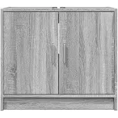 vidaXL Wastafelonderkast, grijs Sonoma, 63x29x55 cm, houtvezel