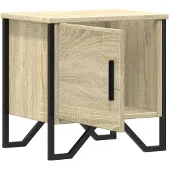 vidaXL Nachtkastjes 2 st 40x30x40 cm spaanplaat sonoma eikenkleurig