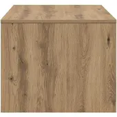 vidaXL Salontafel Artisan-Eik, 80 x 50 x 40 cm, houtvezel