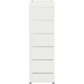vidaXL Regen Paraplu Stand met opslag Wit 15,5 x 15,5 x 49 cm Staal
