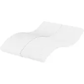 vidaXL Schuimmatras, wit, 120x210 cm, hardheid H2/H3