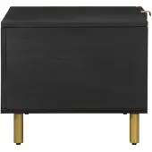 vidaXL Salontafel zwart, 80x50x40 cm, houtvezel