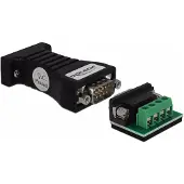 DeLOCK 62919, RS-232, RS-485, zwart