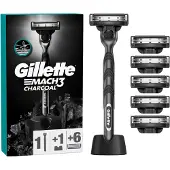 Gillette Mach3 houder + standaard + 6 mesjes
