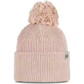Buff - Knitted Beanie Renvi Pom - Muts One Size, roze