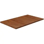 vidaXL Wastafelblad 100x60x2,5cm behandeld massief hout donkerbruin