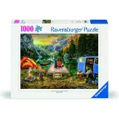 Ravensburger puzzel Campingurlaub - 1000 stukjes vakantieplezier.