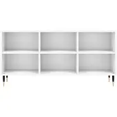vidaXL Tv-meubel 103,5x30x50 cm bewerkt hout wit