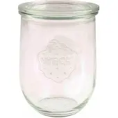 Weck 738 Tulpenvormig glas 4-delige doos 1,5 L zonder ringen en klemmen