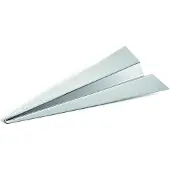Philippi Lineaal AIRPLANE 25 cm, zilver,