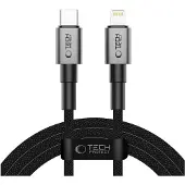 Tech-Protect Ultraboost DNA Lightning-kabel, PD27W/3A, 200 cm, ijzergrijs