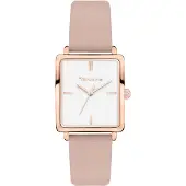 Tamaris Analoog horloge rose-goud / oudroze / wit