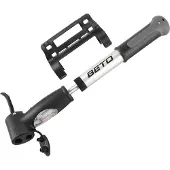 Beto Fietspomp mini dubbel kopstuk aluminium 8,5 bar