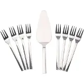 Excellent houseware taartvorken met schep 9-delige set