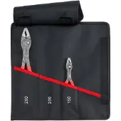 Knipex Trolleytas TwinGrip, set van 2 frontgreep tangen (rood, lengte 150 / 250 mm)