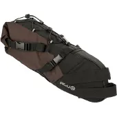 Agu Venture - Zadeltas - Bikepacking tas - 10L - Roll-top - Waterdicht - 3M Reflectie - Bruin